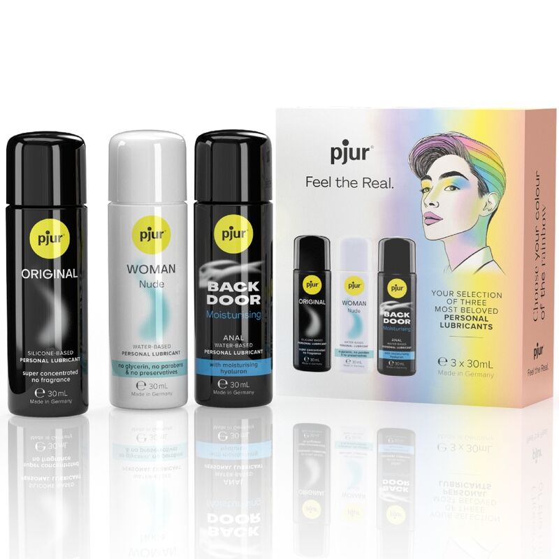 PJUR – PRIDE SET PREMIUM LUBRICANTES 3 X 30 ML