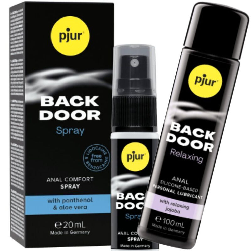 PJUR – BACK DOOR SET DE LUBRICANTE ANAL Y SPRAY
