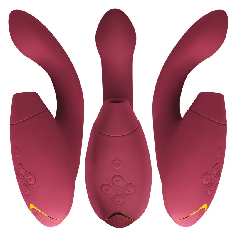 WOMANIZER – DUO 2 ESTIMULADOR BURDEOS