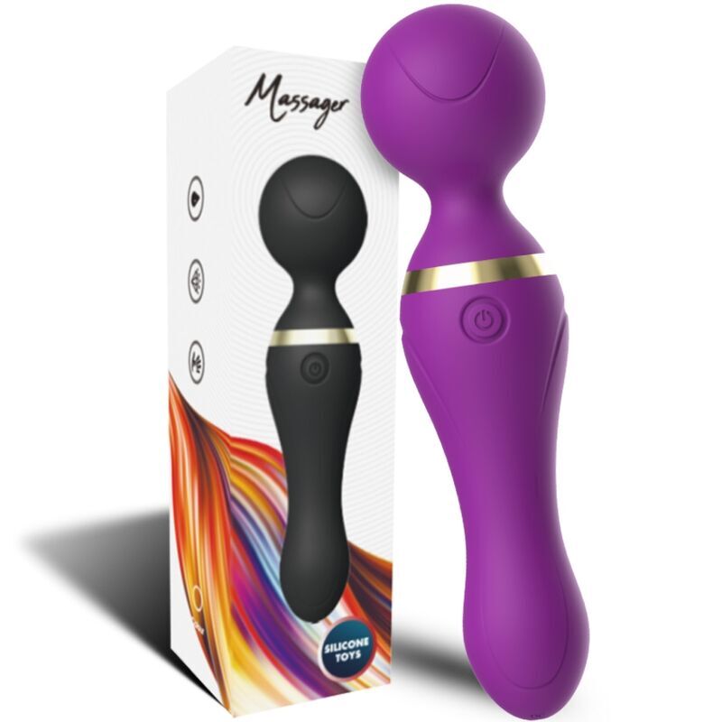 ARMONY – FREEZA MASAJEADOR  VIBRADOR CABEZA FLEXIBLE VIOLETA