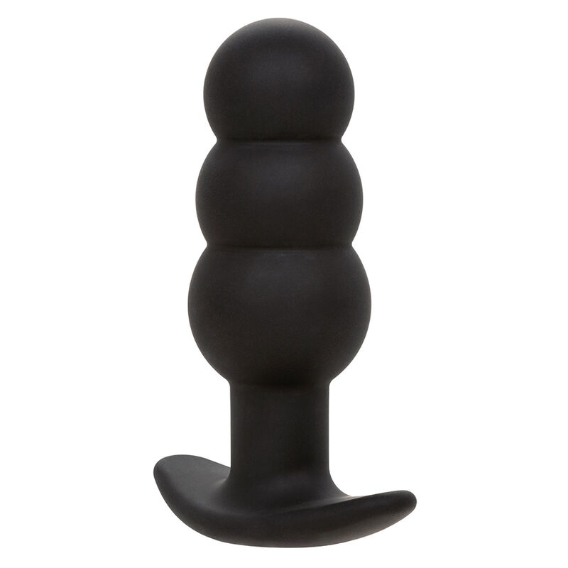 CALEXOTICS – ROCK BOTTOM PLUG ANAL CON CUENTAS 10 VIBRACIONES SILICONA NEGRO