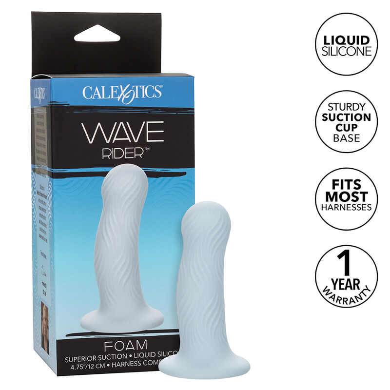 CALEXOTICS – WAVE RIDER PLUG ANAL ESPUMA AZUL