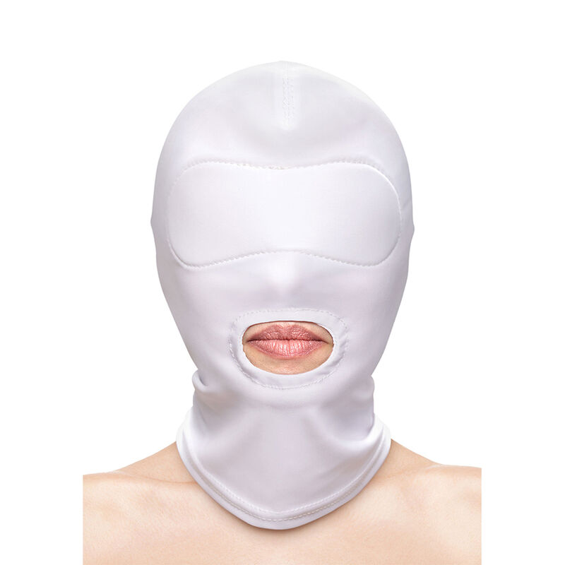 NS NOVELTIES – FETISH  FASHION PASAMONTAÑAS APERTURA DE BOCA NYLON BLANCO
