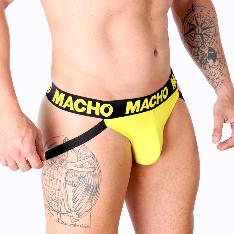 MACHO – MX25A JOCK LYCRA AMARILLO S