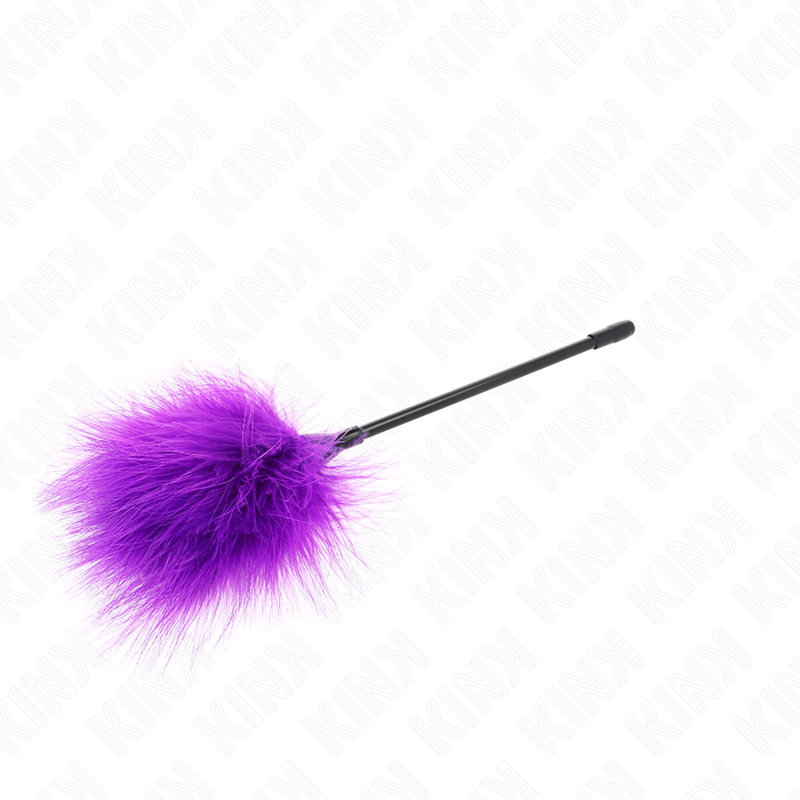 KINK – PLUMAS PARA COSQUILLAS MORADO USADO PARA EL KIT BONDAGE 27 CM