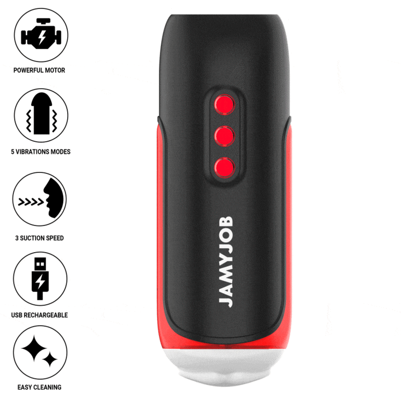JAMYJOB – BLAZE MASTURBADOR BOCA AUTOMÁTICO 5 MODOS SUCCIÓN Y VIBRACIÓN