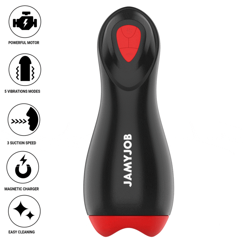 JAMYJOB – CORE-X MASTURBADOR AUTOMÁTICO 5 MODOS SUCCIÓN Y VIBRACIÓN