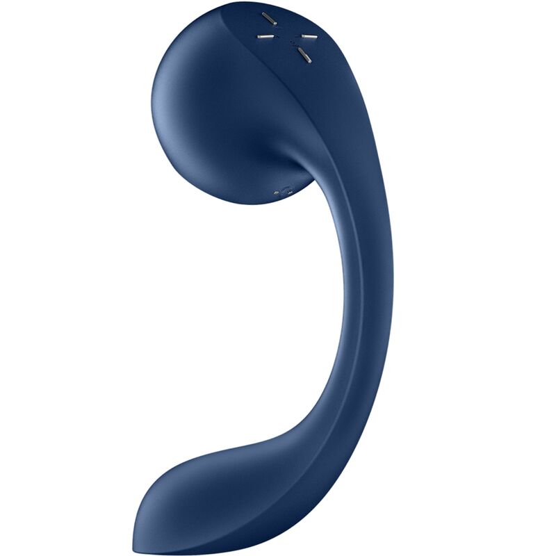 SATISFYER – PRO+ WAVE 4 ESTIMULADOR PUNTO G  AIR PULSE APLICACIÓN GRATUITA AZUL OSCURO