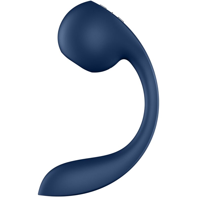 SATISFYER – PRO+ WAVE 4 ESTIMULADOR PUNTO G  AIR PULSE APLICACIÓN GRATUITA AZUL OSCURO