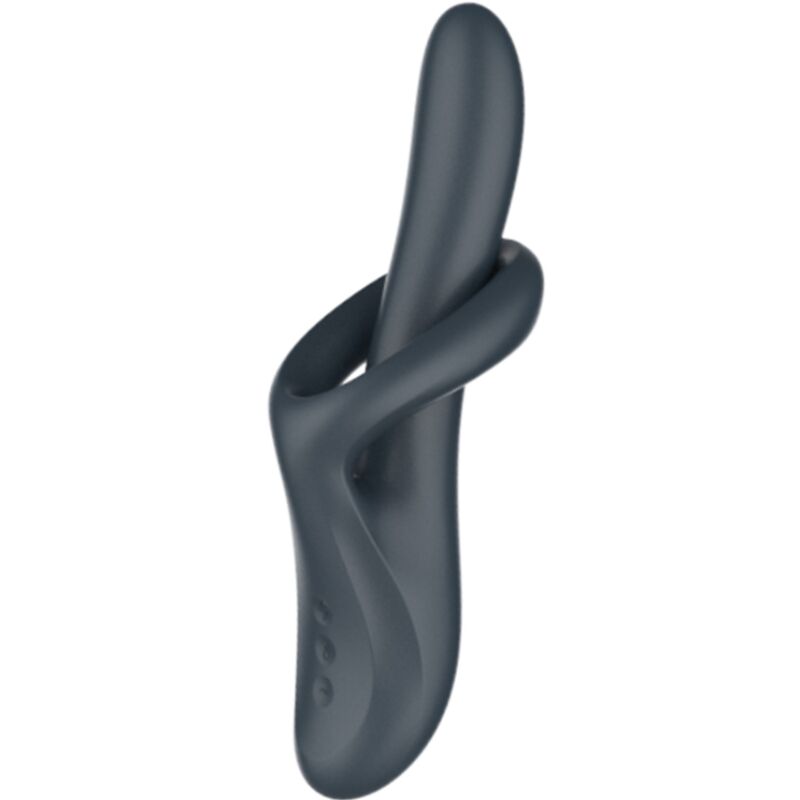 SATISFYER – HEAT FLEX 4 VIBRADOR EFECTO CALOR 12 VIBRACIONES GRIS