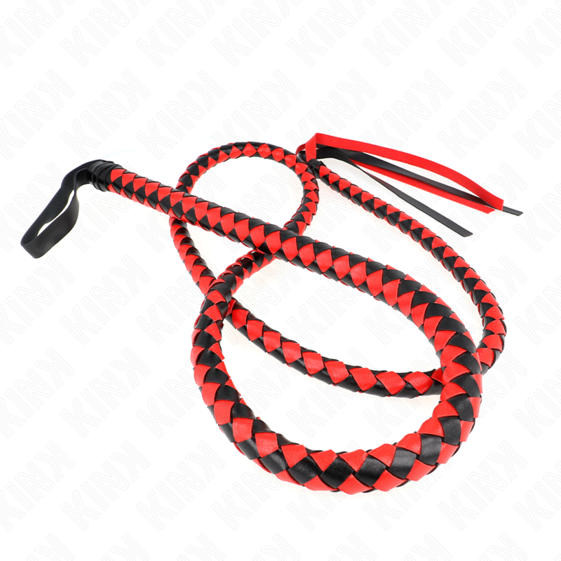 KINK – LÁTIGO DE SERPIENTE LARGO ROJO 210 CM