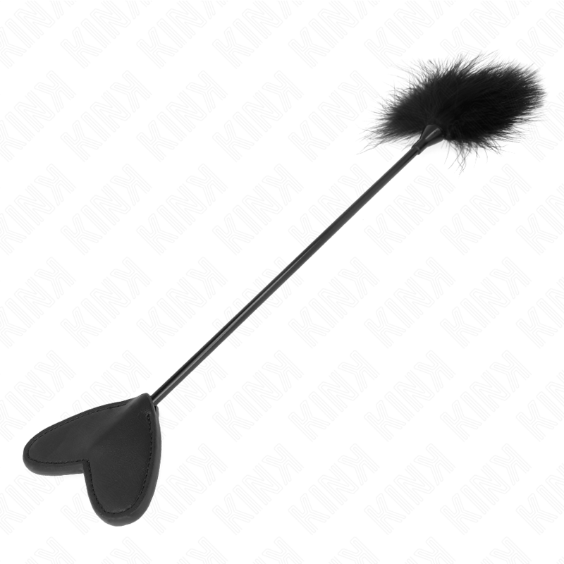 KINK – PLUMAS PARA COSQUILLAS CON PALETA DE CORAZÓN 31 CM