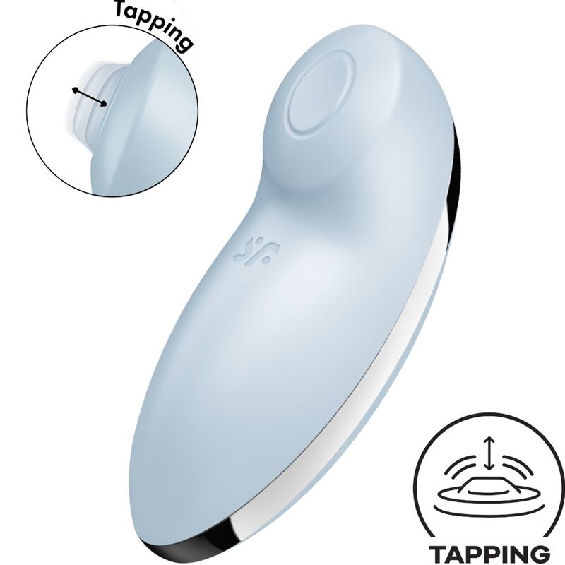 SATISFYER – TAP  CLIMAX 2 VIBRADOR  ESTIMULADOR AZUL