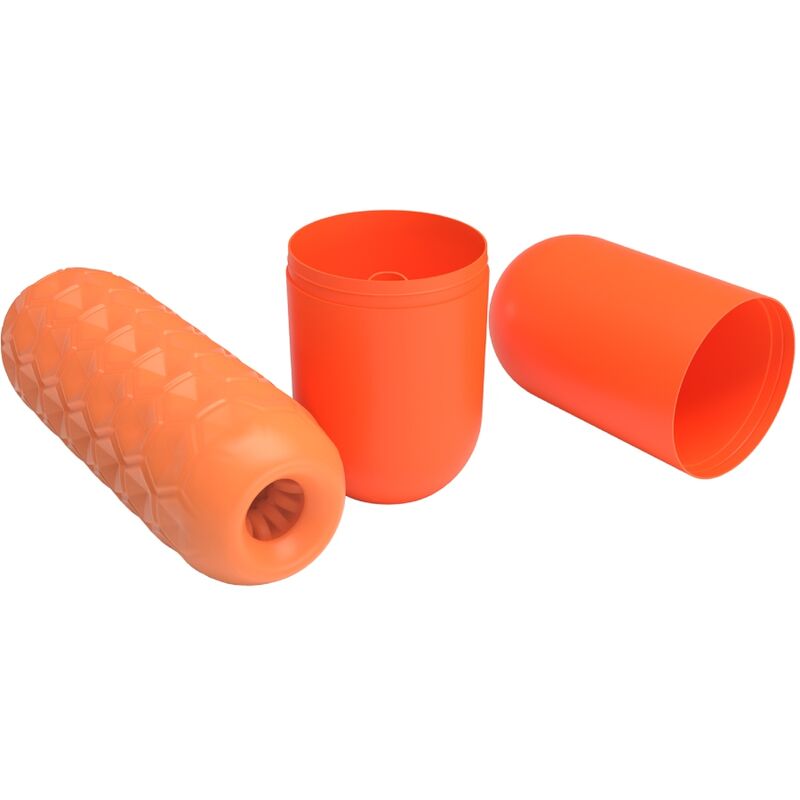 PRETTY LOVE – TWIN BALLS MASTURBADOR MASCULINO NARANJA