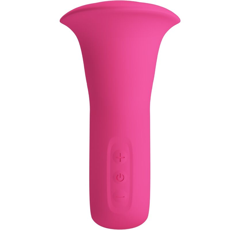 PRETTY LOVE – CLYDE VIBRADOR ORAL LENGUA VIBRADORA 12 VIBRACIONES ROSA