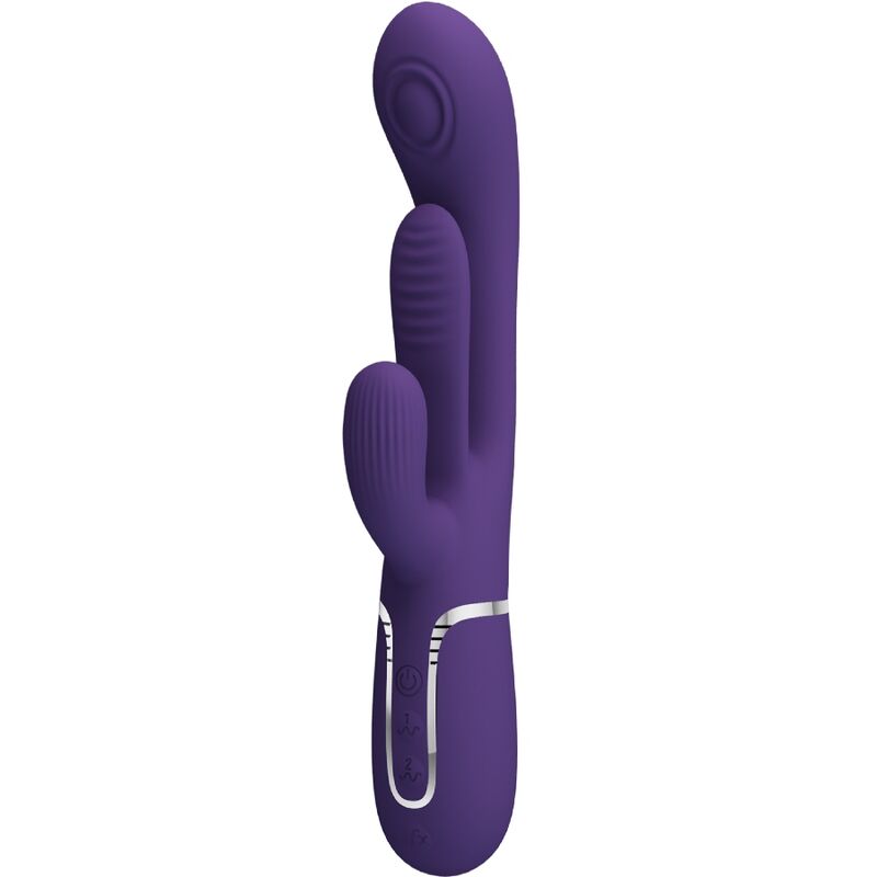 PRETTY LOVE – SHANIA TRIPLE VIBRADOR RABBIT MULTIFUNCIÓN MORADO