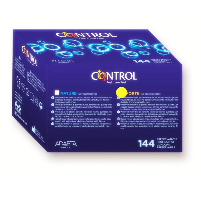 CONTROL – ADAPTA FORTE CAJA PRESERVATIVOS 144 UNIDADES