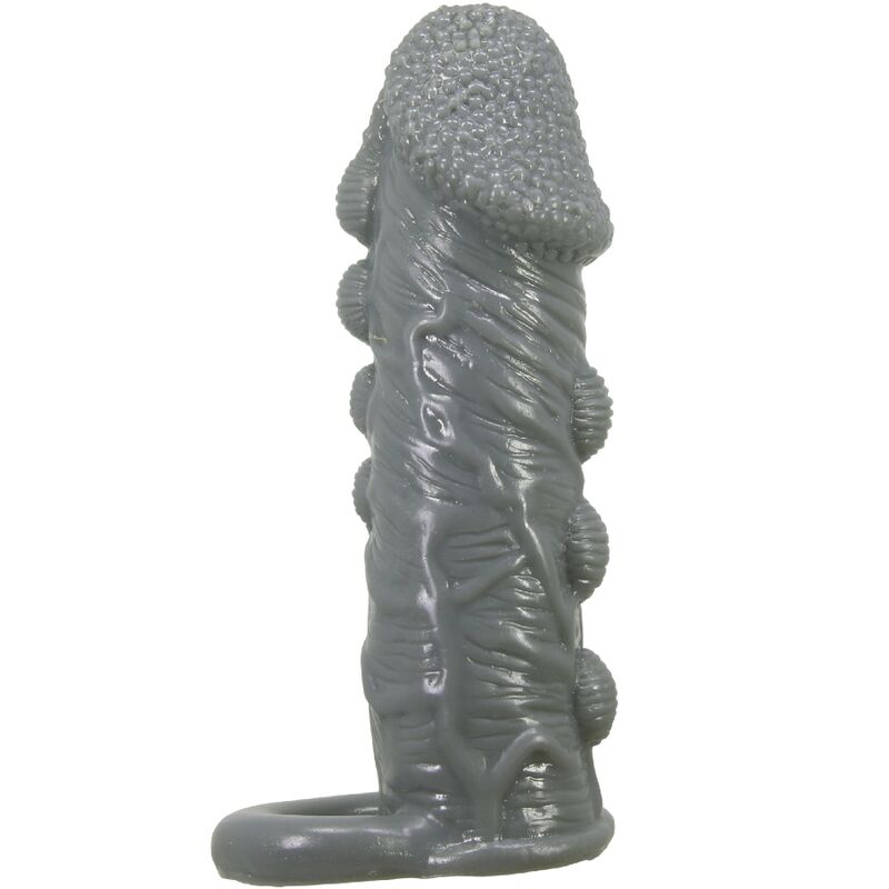 PRETTY LOVE – FUNDA REALÍSTICA ALARGADORA Y RETARDANTE PARA PENE GRIS