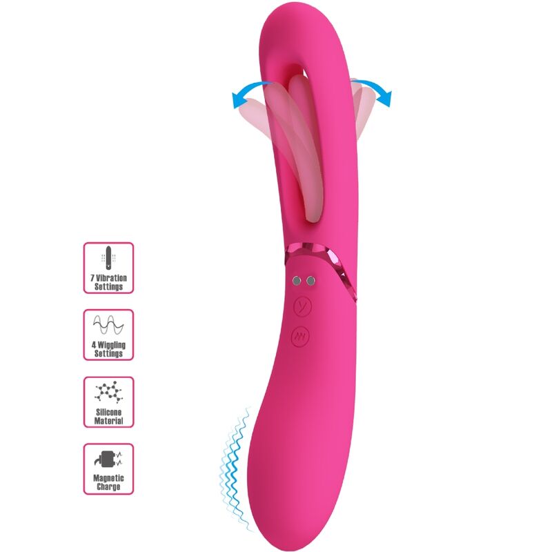 ROMANCE – LEXIE VIBRADOR PUNTO G 7 VIBRACIONES ROSA