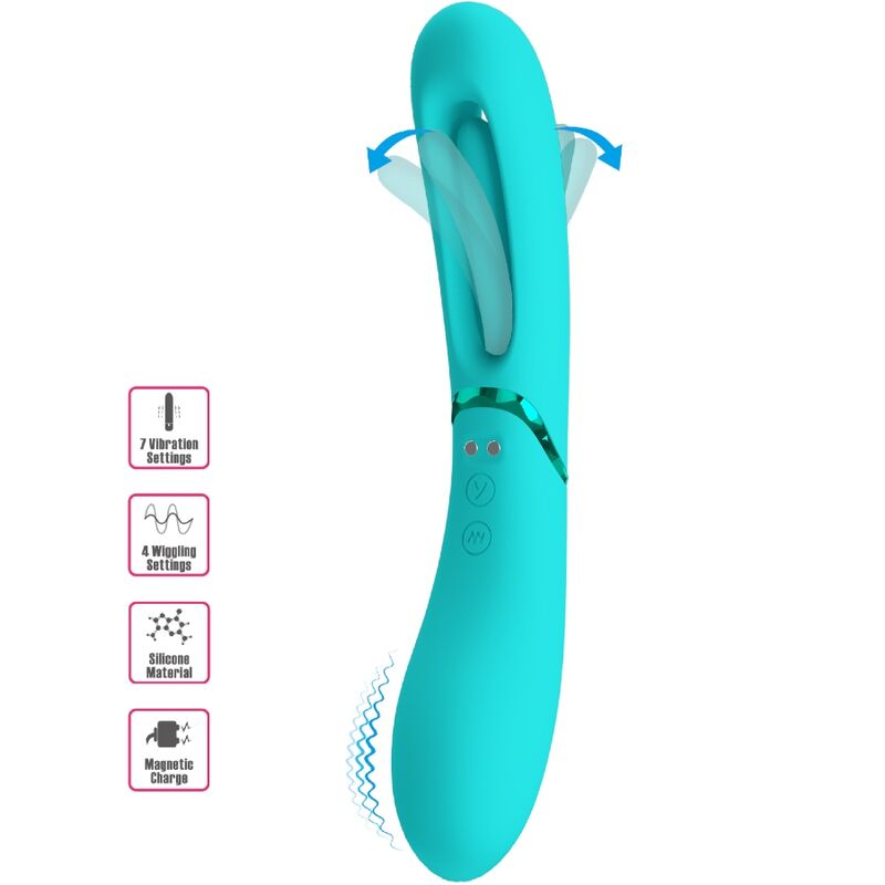 ROMANCE – LEXIE VIBRADOR PUNTO G 7 VIBRACIONES AZUL