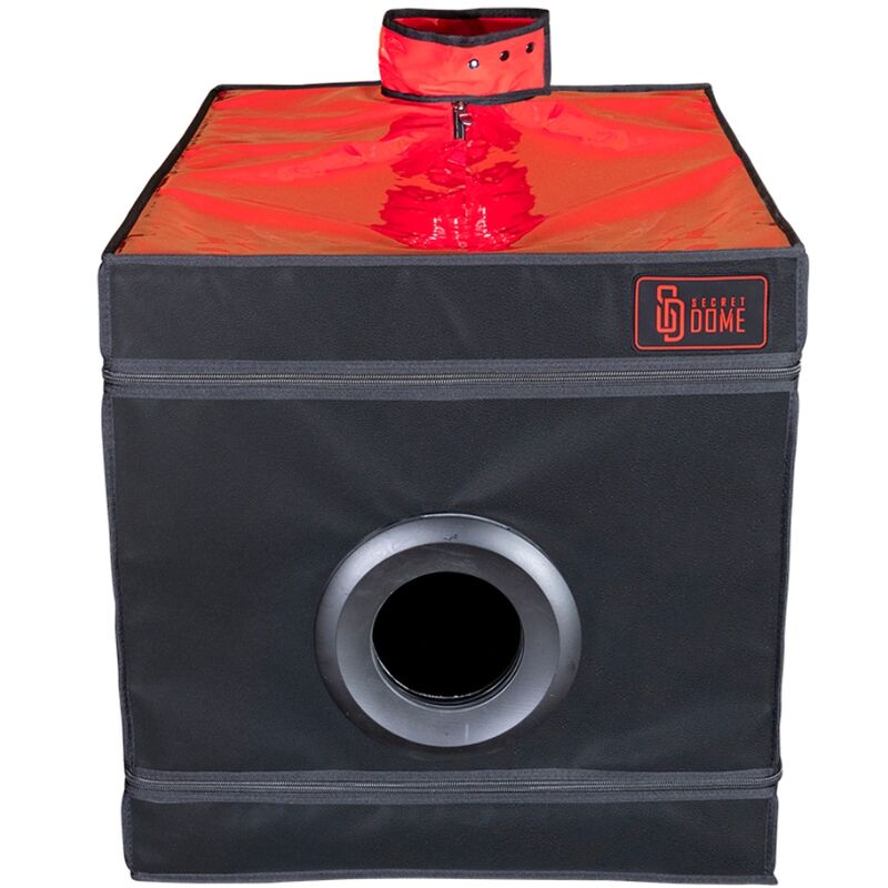 SECRET DOME – KINK CLUB LA NICHE CABINA  NEGRO  ROJO