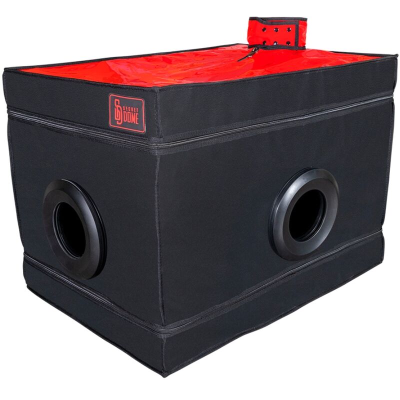 SECRET DOME – KINK CLUB LA NICHE CABINA  NEGRO  ROJO