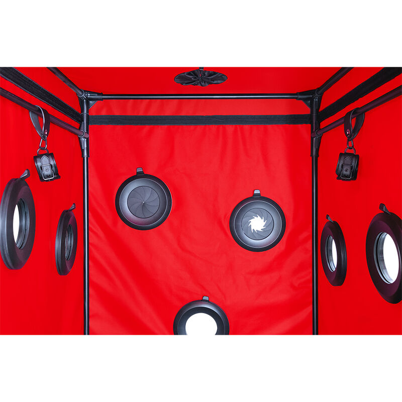SECRET DOME – KINK CLUB CABINA SCANDALE NEGRO  ROJO