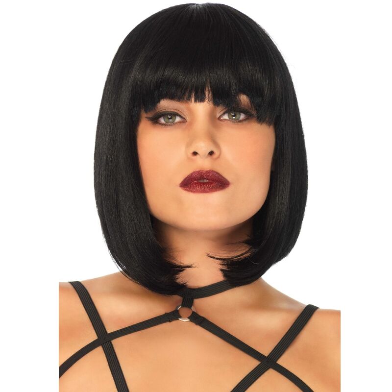 LEG AVENUE – PELUCA CORTA DE CORTE BOB NATURAL NEGRO