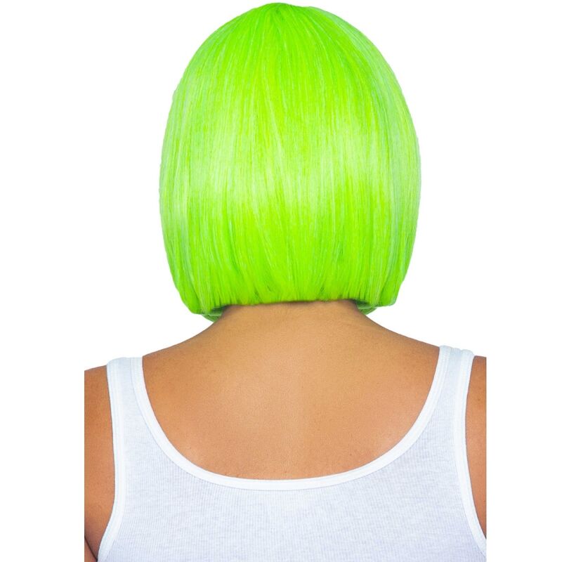 LEG AVENUE – PELUCA BOB FLUORESCENTE VERDE NEON
