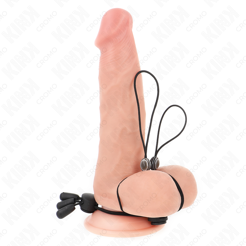 KINK – PINZAS PARA PEZONES DETALLE ROSA CON ELÁSTICO NEGRO