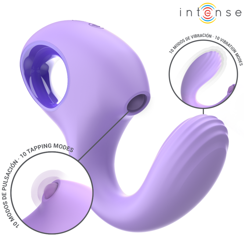 INTENSE – BAXTER VIBRADOR  ESTIMULADOR VIOLETA CONTROL REMOTO