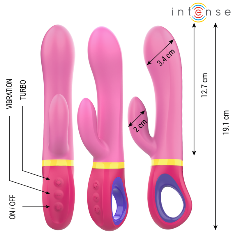 INTENSE – DAPHNE VIBRADOR RABBIT ROSA