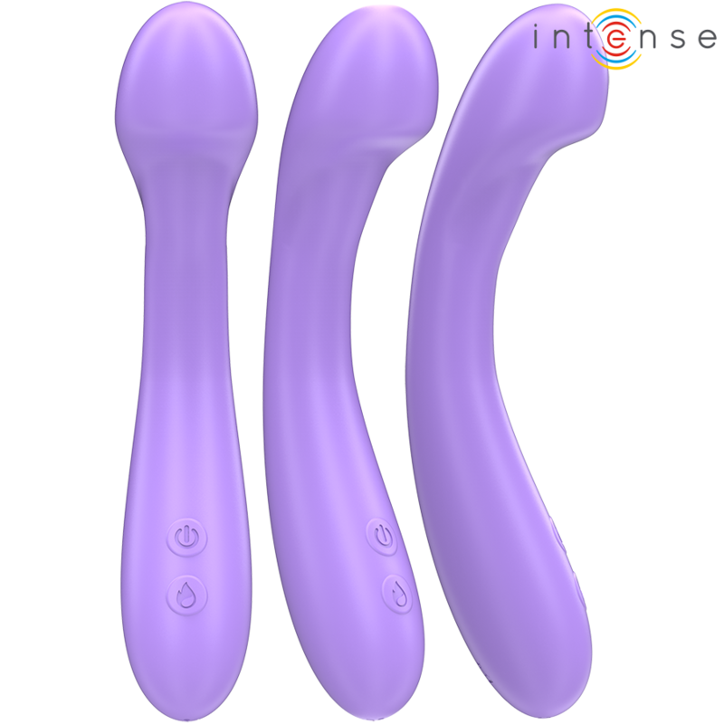 INTENSE – BECKY VIBRADOR 19 CM CALENTABLE 7 VIBRACIONES MORADO