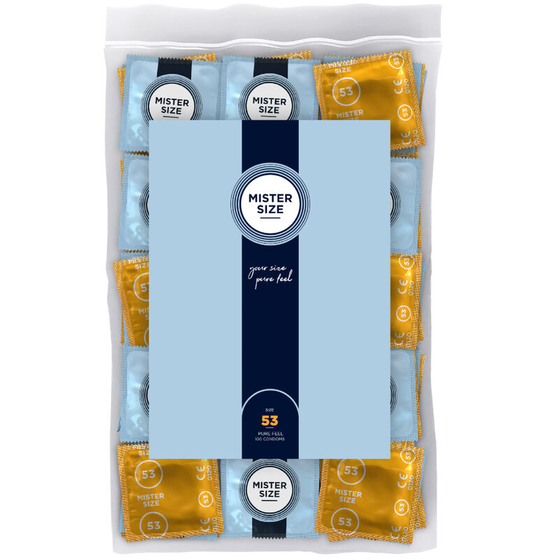 MISTER SIZE – PRESERVATIVOS TALLA M 53 MM (100 UNIDADES)