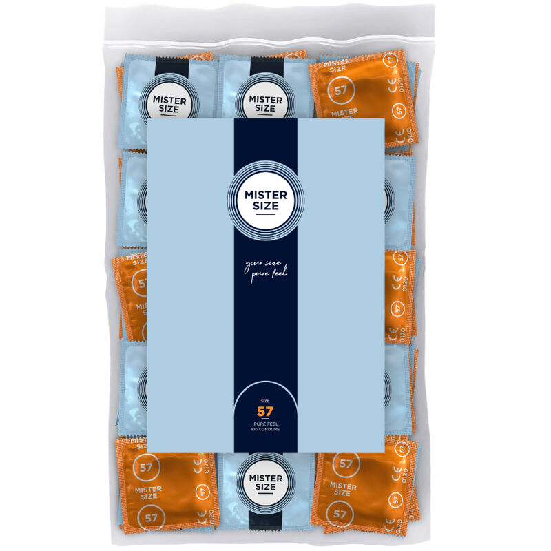 MISTER SIZE – PRESERVATIVOS TALLA L 57 MM (100 UNIDADES)