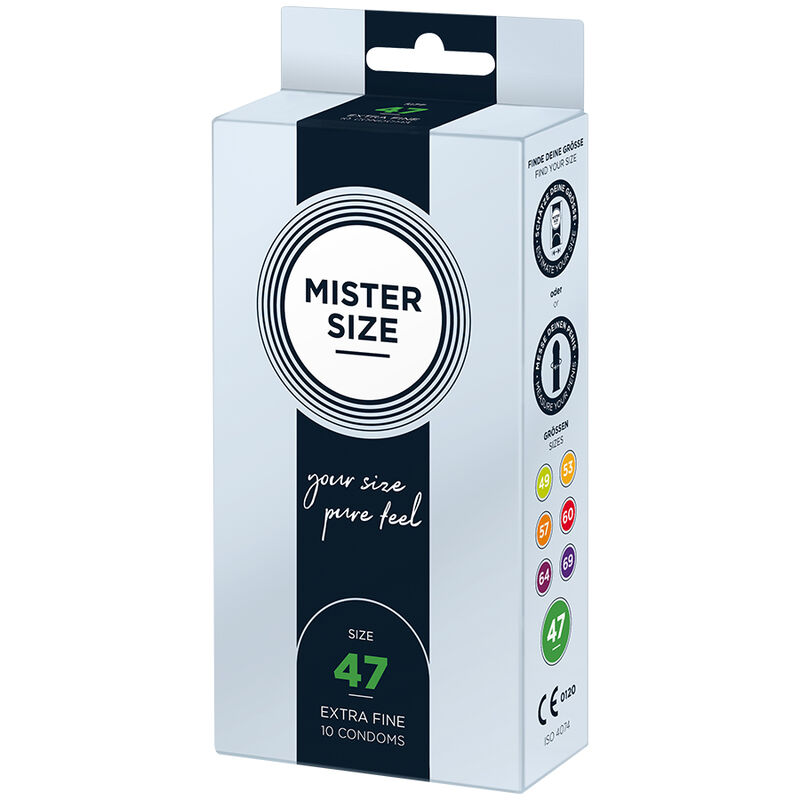 MISTER SIZE – PRESERVATIVOS TALLA XS 47 MM (10 UNIDADES)