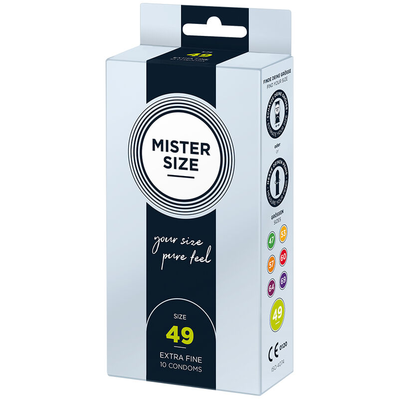 MISTER SIZE – PRESERVATIVOS TALLA S 49 MM (10 UNIDADES)