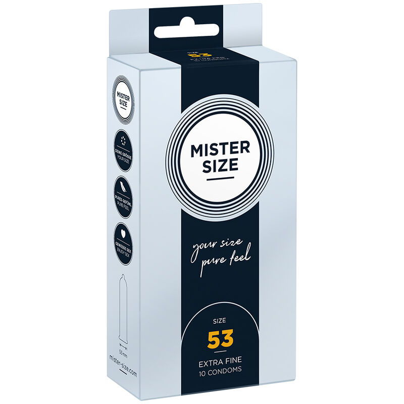 MISTER SIZE – PRESERVATIVOS TALLA M 53 MM (10 UNIDADES)