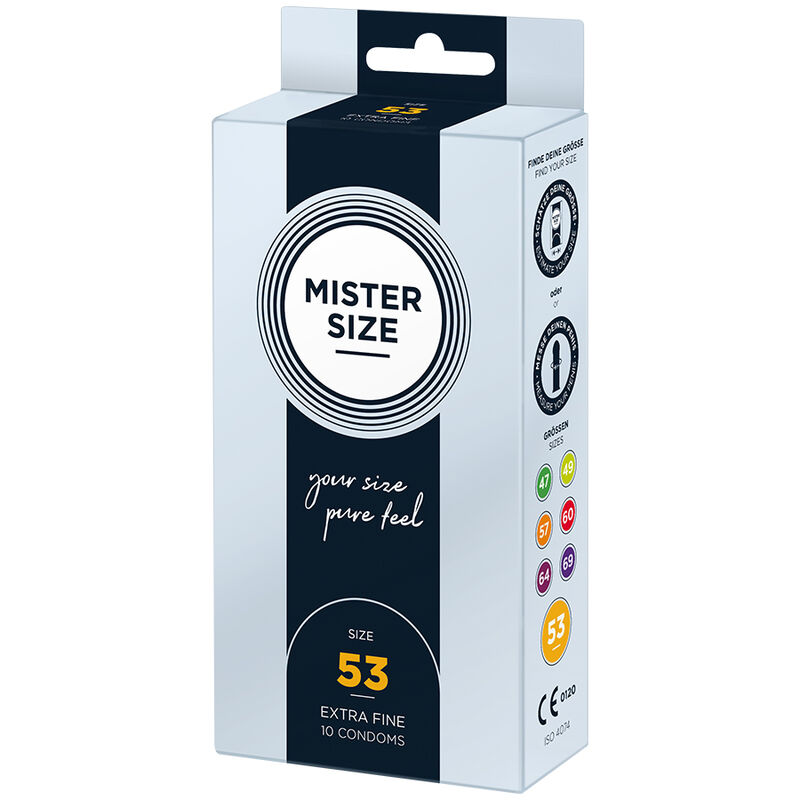 MISTER SIZE – PRESERVATIVOS TALLA M 53 MM (10 UNIDADES)