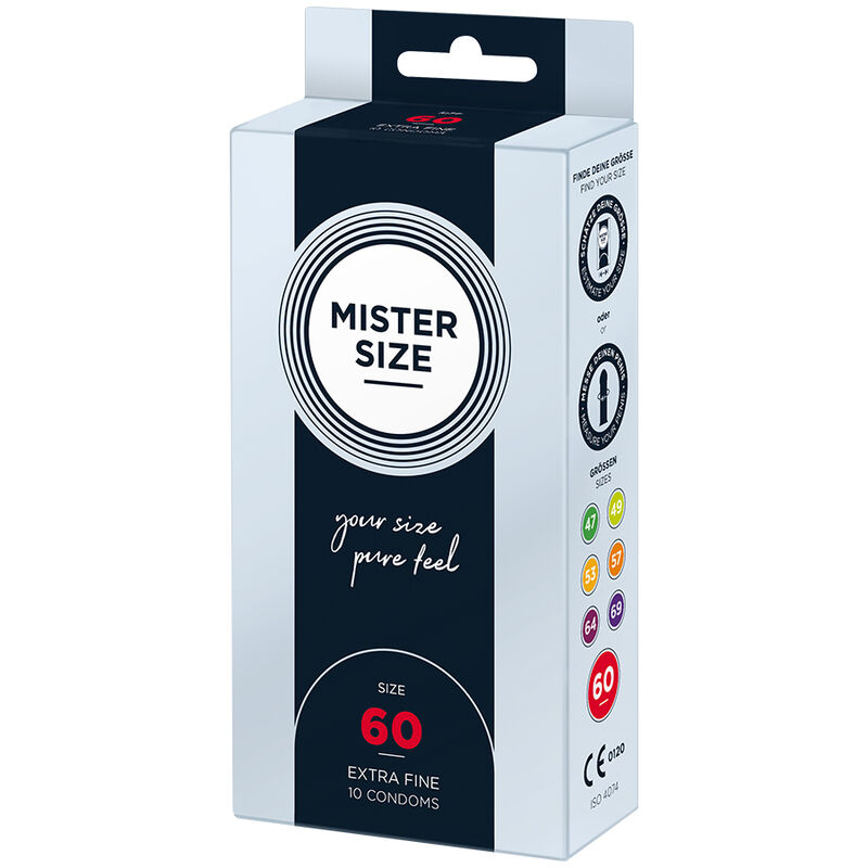 MISTER SIZE – PRESERVATIVOS TALLA XL 60 MM (10 UNIDADES)