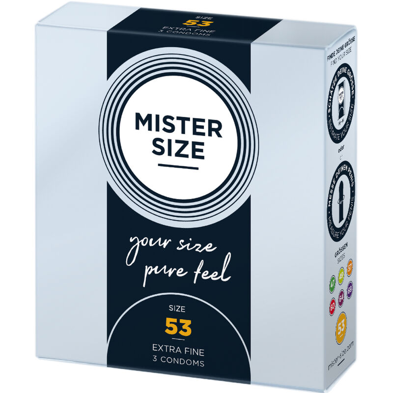 MISTER SIZE – PRESERVATIVOS TALLA M 53 MM (3 UNIDADES)