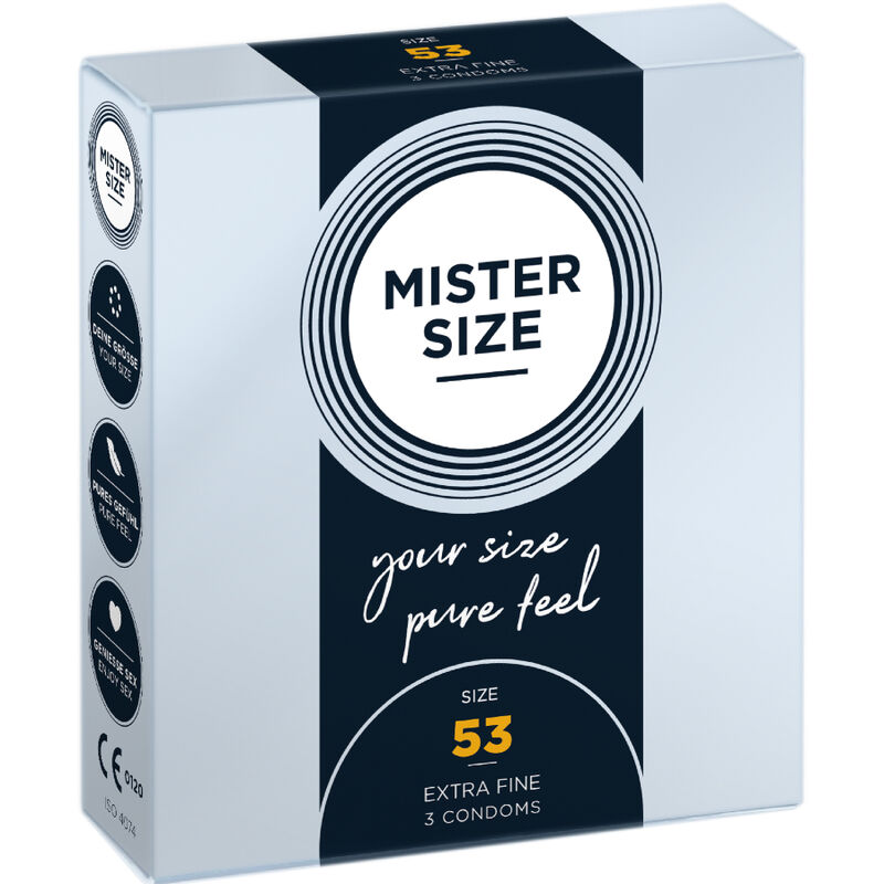 MISTER SIZE – PRESERVATIVOS TALLA M 53 MM (3 UNIDADES)