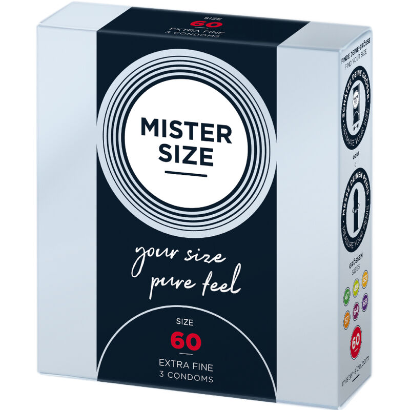 MISTER SIZE – PRESERVATIVOS TALLA XL 60 MM (3 UNIDADES)