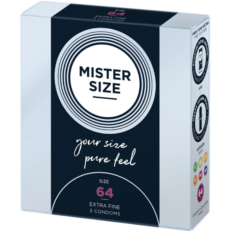 MISTER SIZE – PRESERVATIVOS TALLA XXL 64 MM (3 UNIDADES)