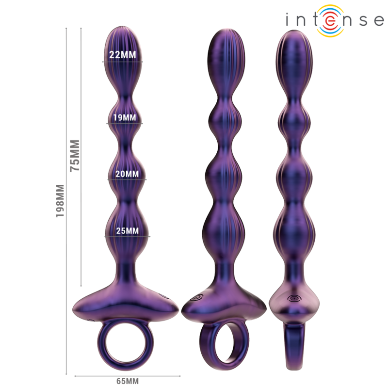 INTENSE – JACKIE PLUG ANAL VIBRADOR MODELO 1 CONTROL REMOTO
