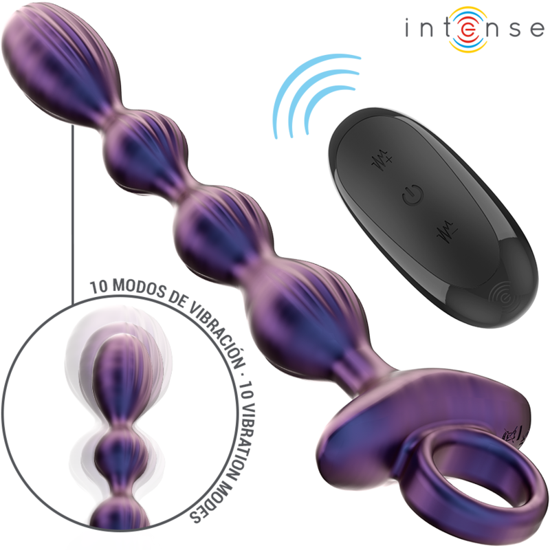 INTENSE – JACKIE PLUG ANAL VIBRADOR MODELO 1 CONTROL REMOTO