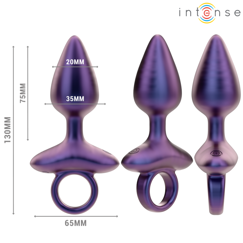 INTENSE – MICHAEL PLUG ANAL VIBRADOR MODELO 2 CONTROL REMOTO