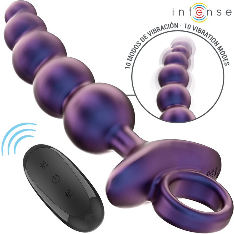 INTENSE – TITO PLUG ANAL VIBRADOR MODELO 3 CONTROL REMOTO