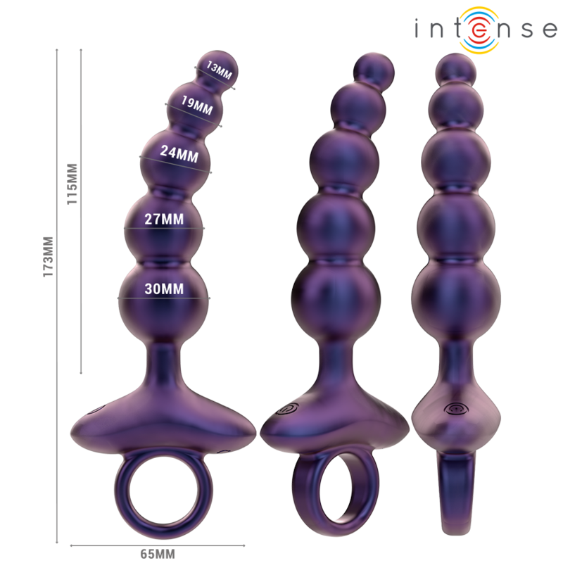 INTENSE – TITO PLUG ANAL VIBRADOR MODELO 3 CONTROL REMOTO