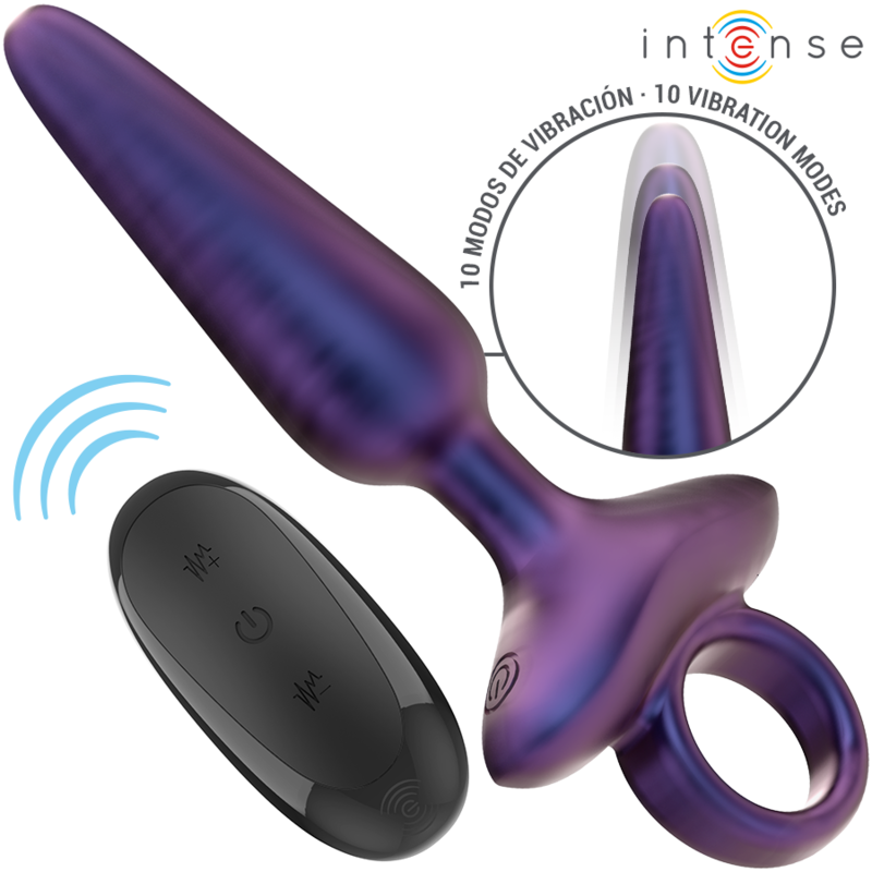 INTENSE – MARLON PLUG ANAL VIBRADOR MODELO 4 CONTROL REMOTO